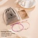 MANVEN Mom Gifts Mother Daughter Bracelets Mommy and Me Heart Matching Wish Bracelets Daughter Gift from Mom-M016-Cutout Heart-PP