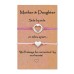 MANVEN Mom Gifts Mother Daughter Bracelets Mommy and Me Heart Matching Wish Bracelets Daughter Gift from Mom-M016-Cutout Heart-PP