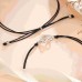 MANVEN Pinky Promise Distance Matching Bracelets(Ver.2) for Best Friends Couple Family Women Mens Teen Girls-M004-Knot Heart