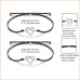 MANVEN Pinky Promise Distance Matching Bracelets(Ver.2) for Best Friends Couple Family Women Mens Teen Girls-M004-Knot Heart