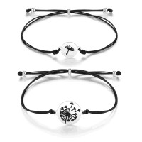 MANVEN Mom Gifts Mother Daughter Bracelets Mommy and Me Heart Matching Wish Bracelets Daughter Gift from Mom-M016-Dandelion