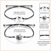 MANVEN Mom Gifts Mother Daughter Bracelets Mommy and Me Heart Matching Wish Bracelets Daughter Gift from Mom-M016-Dandelion