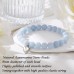 MANVEN Something Blue for Bride to Be Bridal Shower Gifts for Bride to Be-M906-bride to be bead bracelet-M906-bride to be bead bracelet