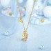 MANVEN Unicorn Necklaces for Girls You are Magical Crown Crystal Unicorn Jewelry Birthday Gifts for Girls Daughter Granddaughter Niece-gold