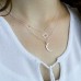 MANVEN Sister Necklaces for 2 Sun Moon Pedant Necklace Birthday Gifts for Sister Women Teen Girls-sun and moon