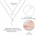 MANVEN Sister Necklaces for 2 Sun Moon Pedant Necklace Birthday Gifts for Sister Women Teen Girls-star and moon