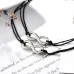 MANVEN Pinky Promise Distance Matching Bracelets(Ver.2) for Best Friends Couple Family Women Mens Teen Girls-infinite