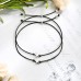 MANVEN Pinky Promise Distance Matching Bracelets(Ver.2) for Best Friends Couple Family Women Mens Teen Girls-star