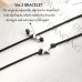 MANVEN Pinky Promise Distance Matching Bracelets(Ver.2) for Best Friends Couple Family Women Mens Teen Girls-star