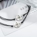 MANVEN Pinky Promise Distance Matching Bracelets(Ver.2) for Best Friends Couple Family Women Mens Teen Girls-compass