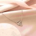 MANVEN Grandma/Mom/Daughter/Granddaughter Necklace Interlocking Heart Necklace Mothers Day Birthday Gifts-daughter